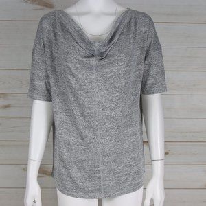 Banana Republic Cowl Neck Short Sleeve Shirt